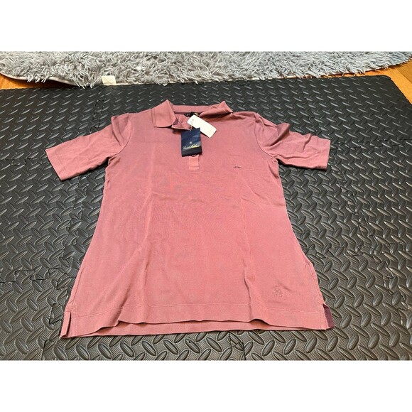Brooks Brothers Women’s Polo Shirt X-Small Burgundy NWT - Picture 3 of 4